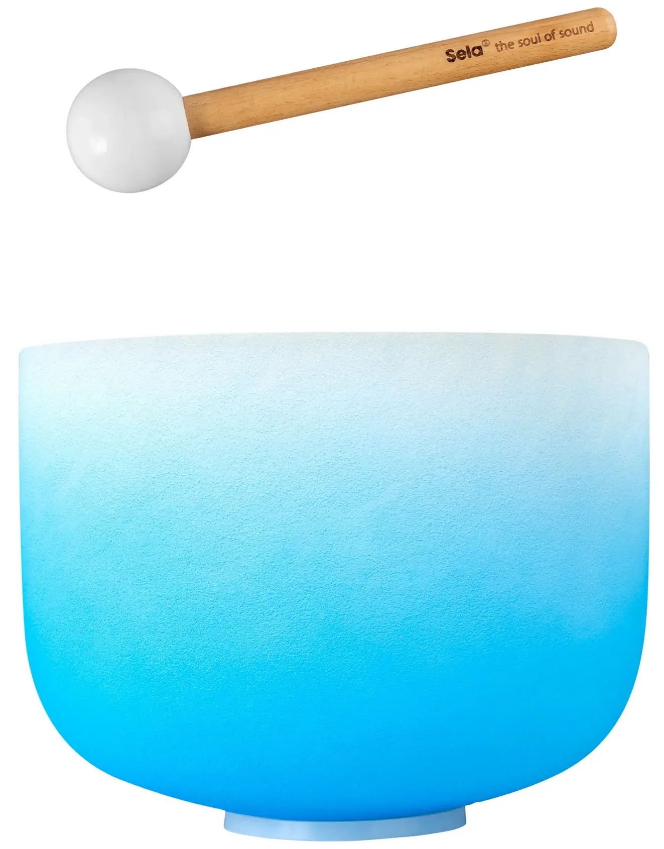 Sela Crystal Singing Bowl Chakra 10" Blue Throat G