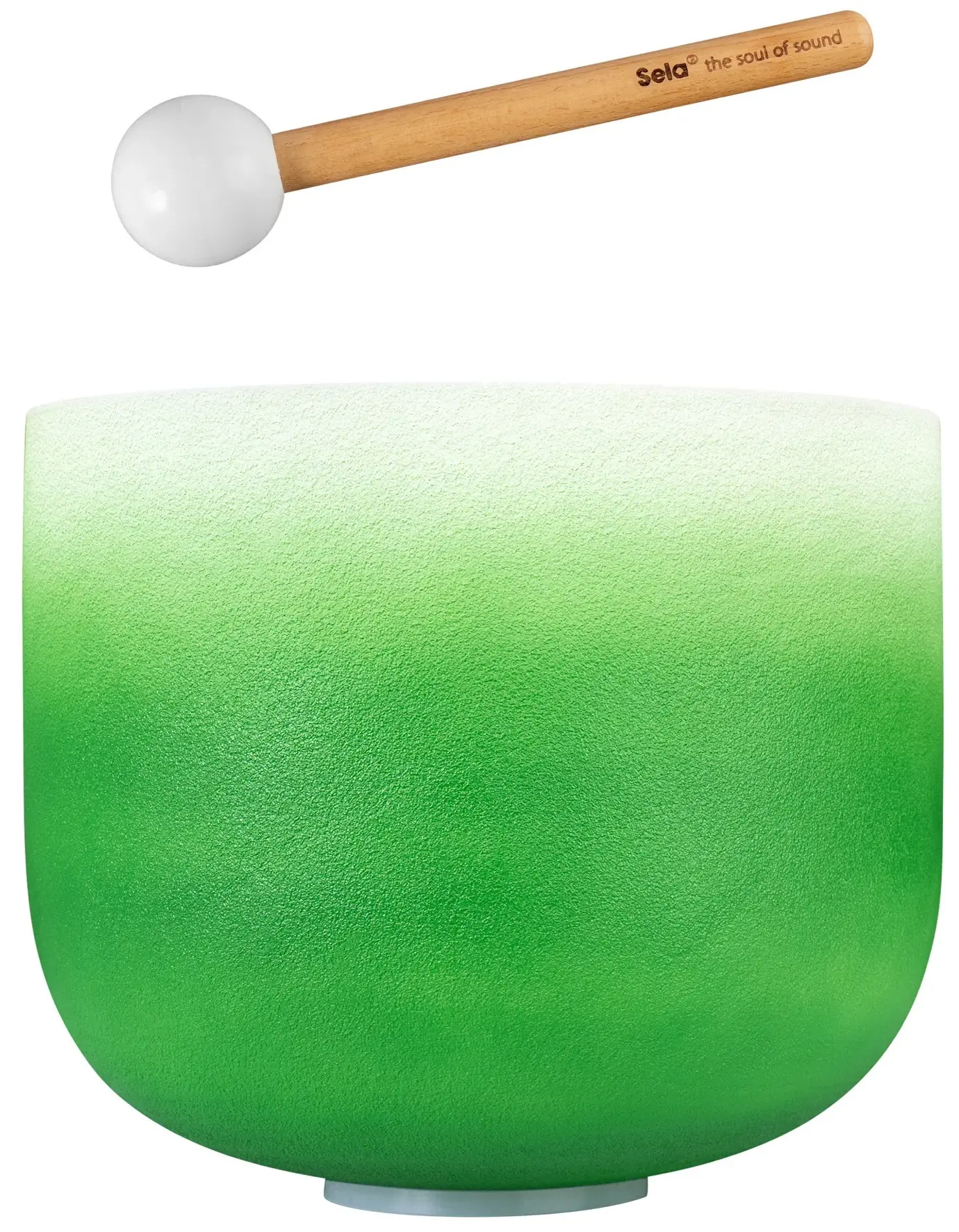 Sela Crystal Singing Bowl Chakra 11" Green Heart F