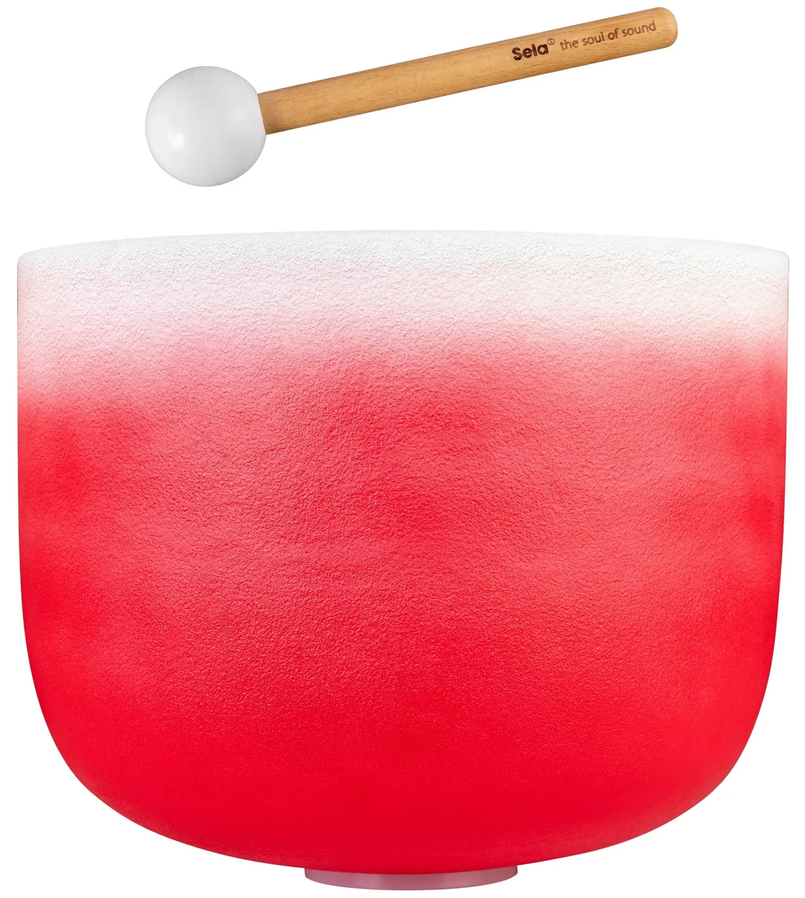 Sela Crystal Singing Bowl Chakra 14" Red Root C