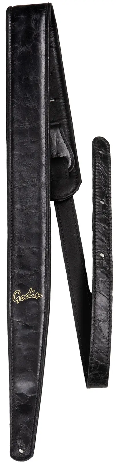 Godin Black Distressed Leather Felt Pad