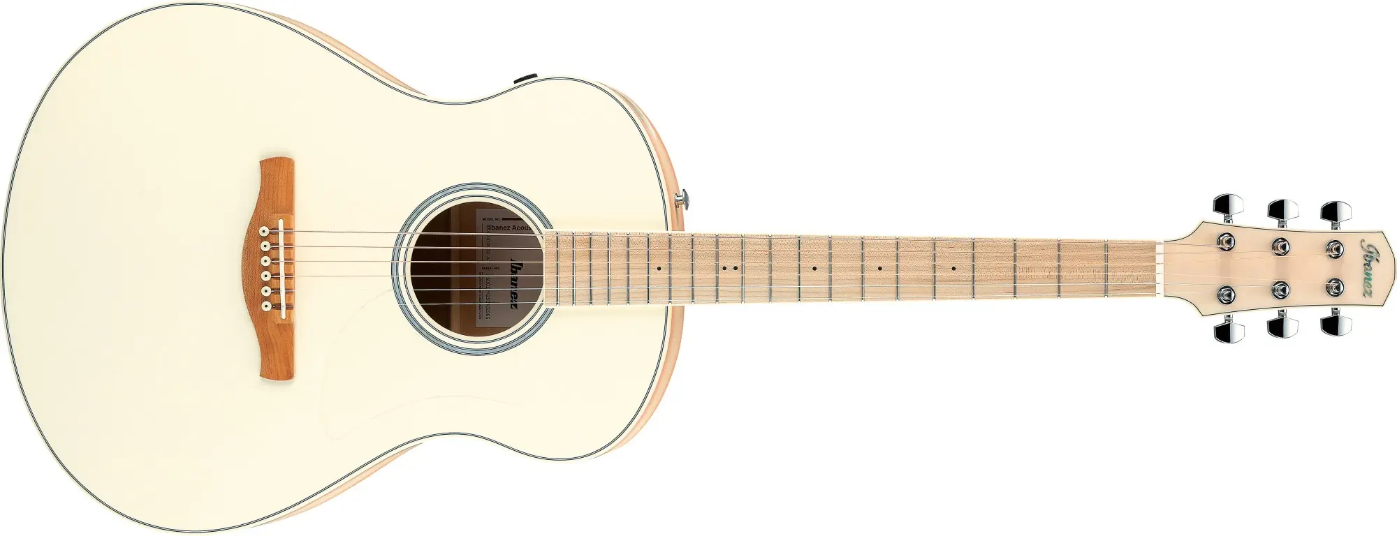 Ibanez AAM370M2E Transparent Antique White Peach Fuzz