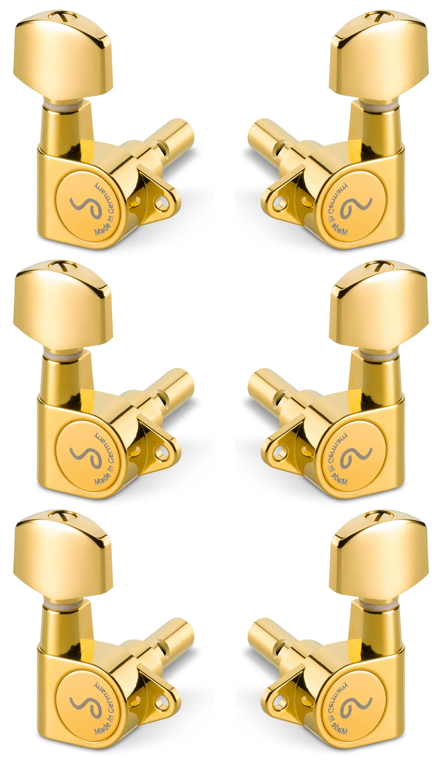 Schaller M6 135 3 left + 3 right Gold