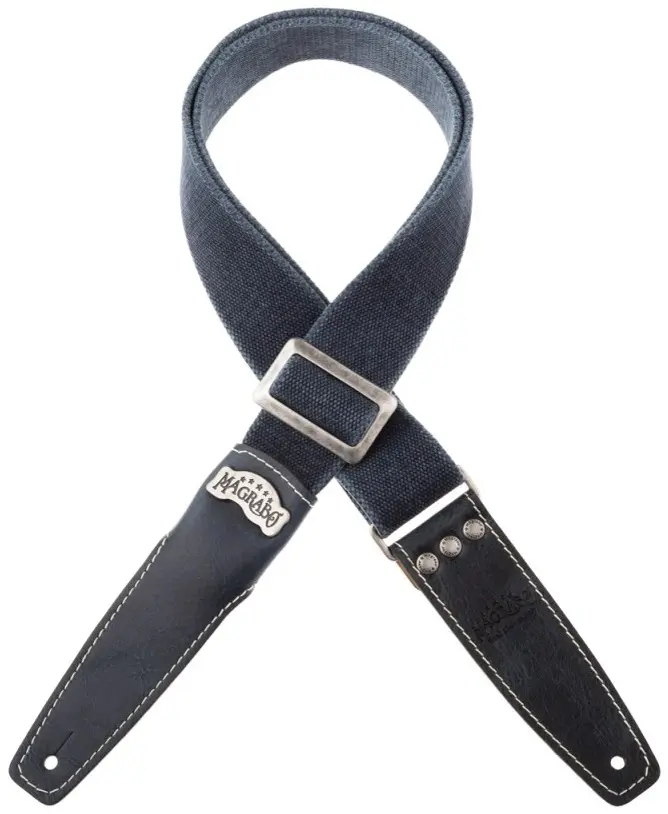 Magrabò Stripe SS Cotton Washed Blue / Aged Blue 5 cm