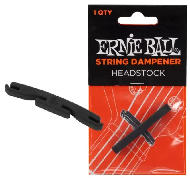 Ernie Ball String Dampener Guitar Headstock