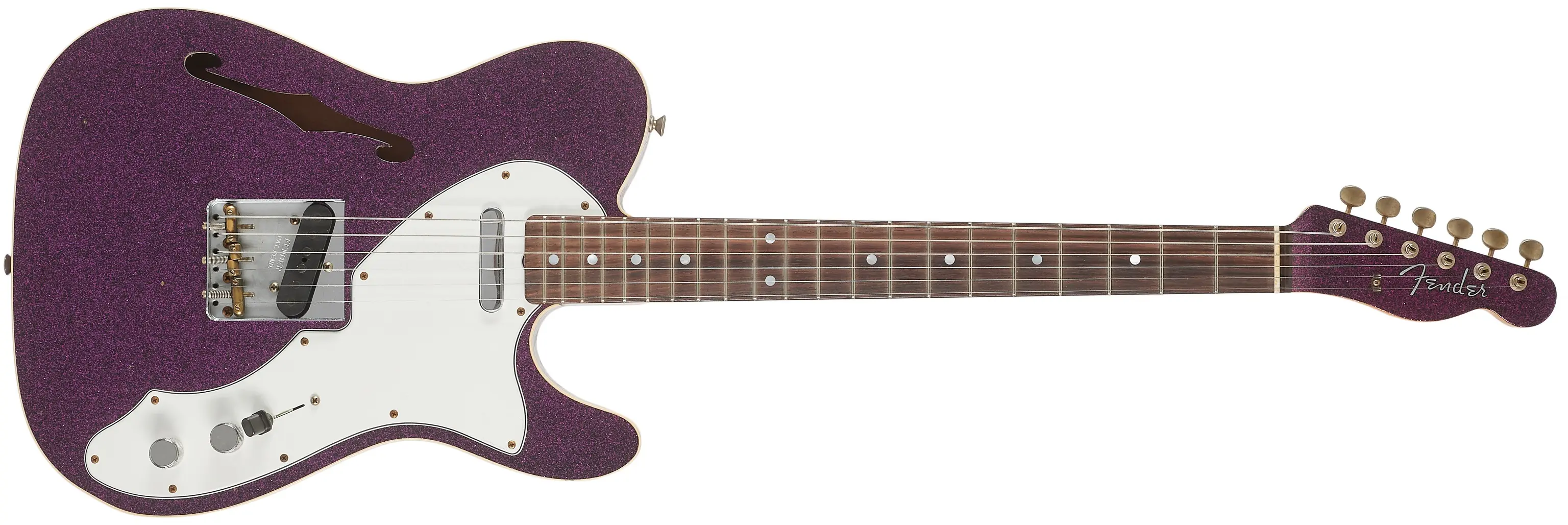 Fender Custom Shop 60 Telecaster Custom Thinline JRN Relic Aged Magent