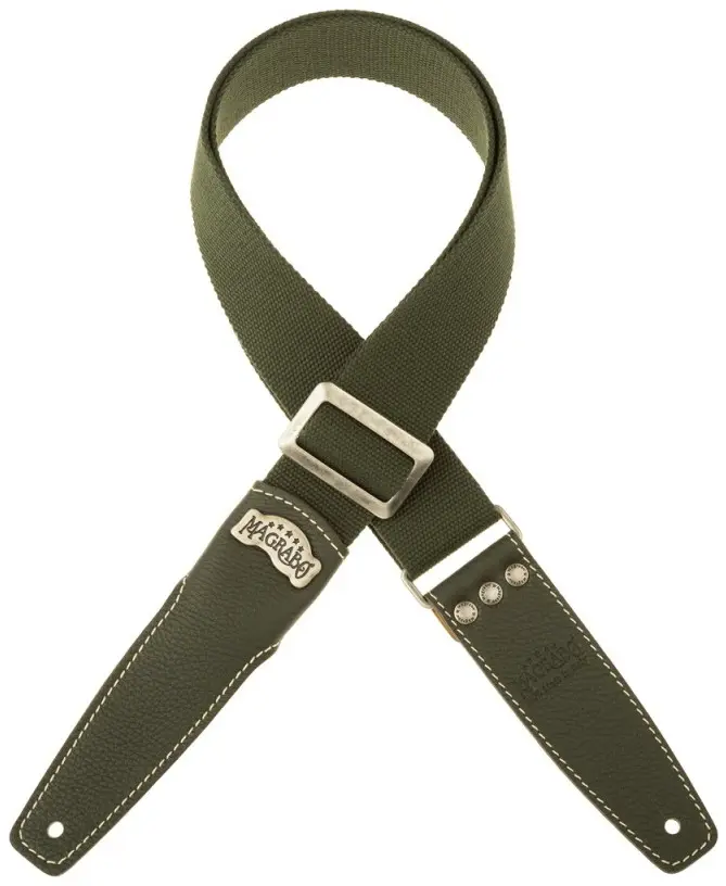 Magrabò Stripe SS Cotton Dark Green / Dark Green 5 cm