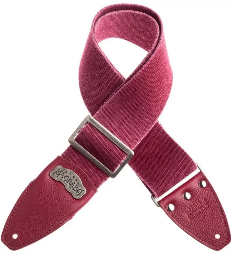 Magrabò Stripe SS Cotton Washed Bordeaux / Bordeaux 8 cm