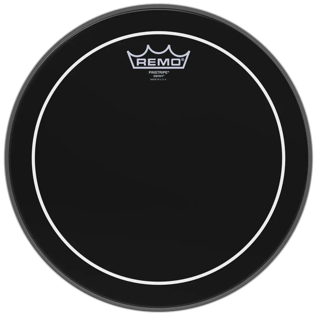 Remo 12" PinStripe Ebony