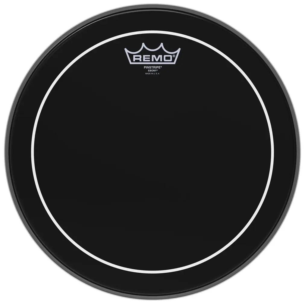 Remo 13" PinStripe Ebony