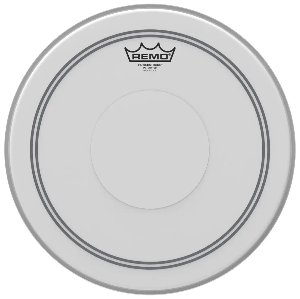 Remo 14" Powerstroke 3 Coated Clear Dot