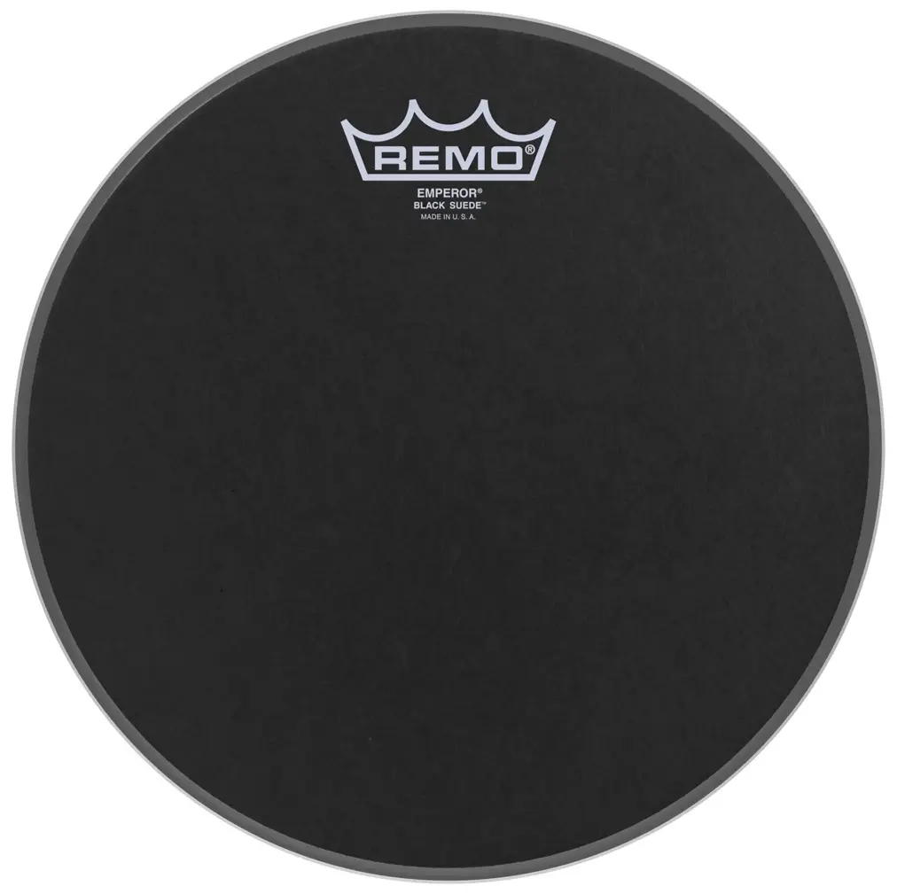 Remo 10" Emperor Black Suede