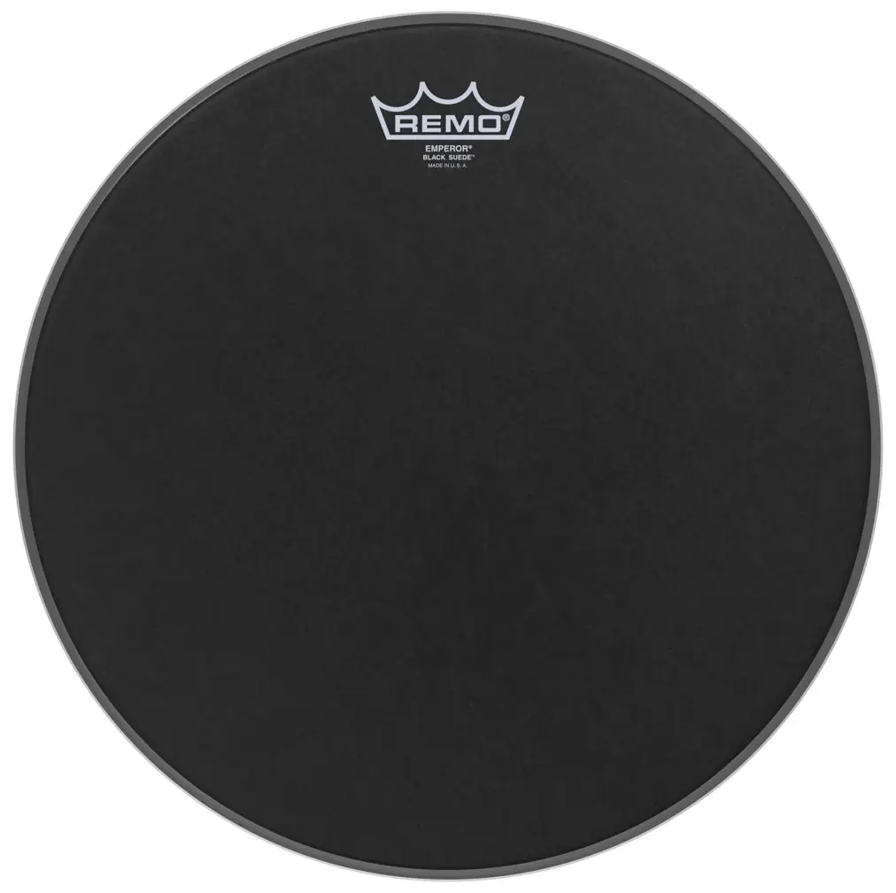 Remo 14" Emperor Black Suede
