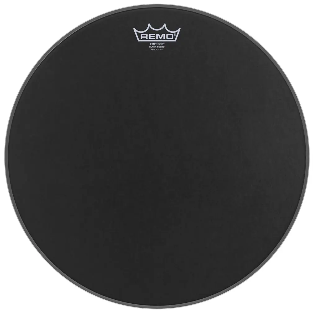 Remo 16" Emperor Black Suede