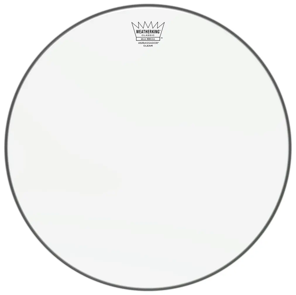 Remo 16" Classic Fit Ambassador Clear