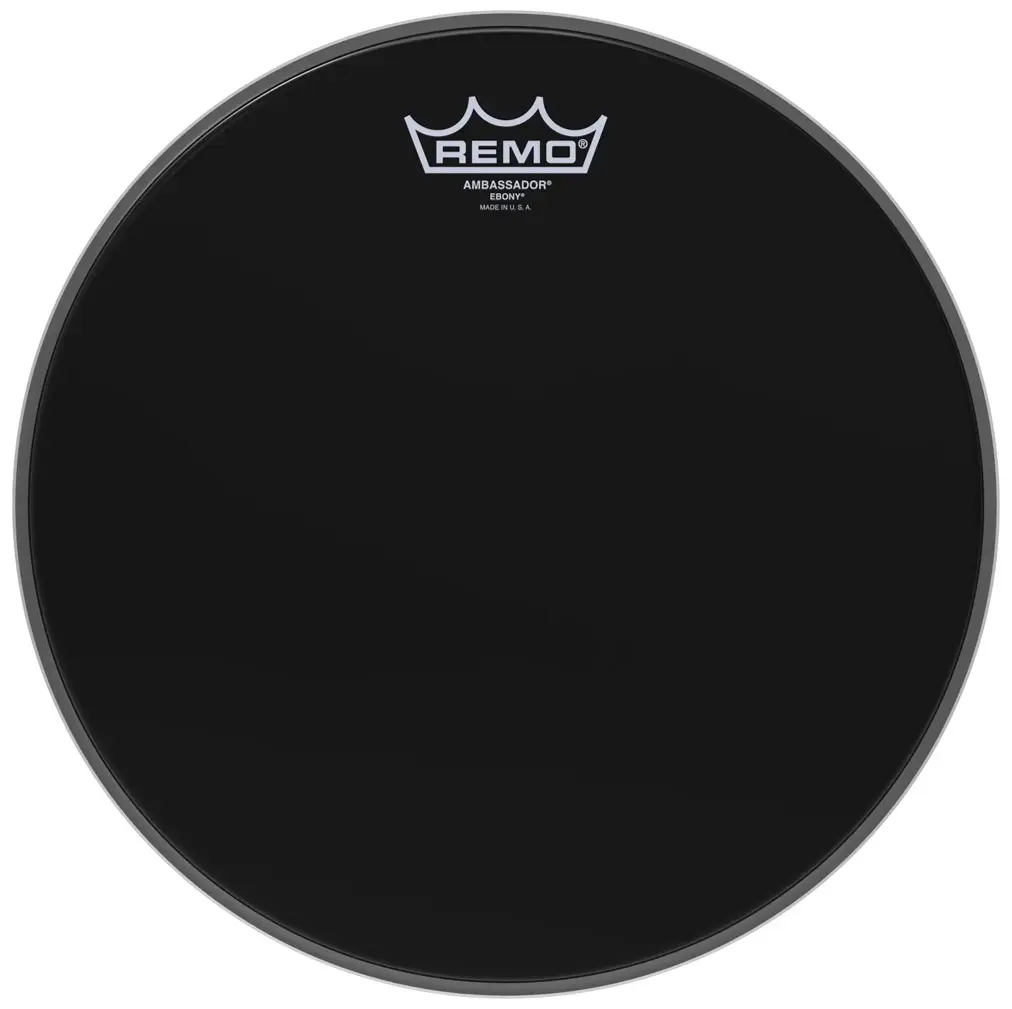 Remo 12" Ambassador Ebony