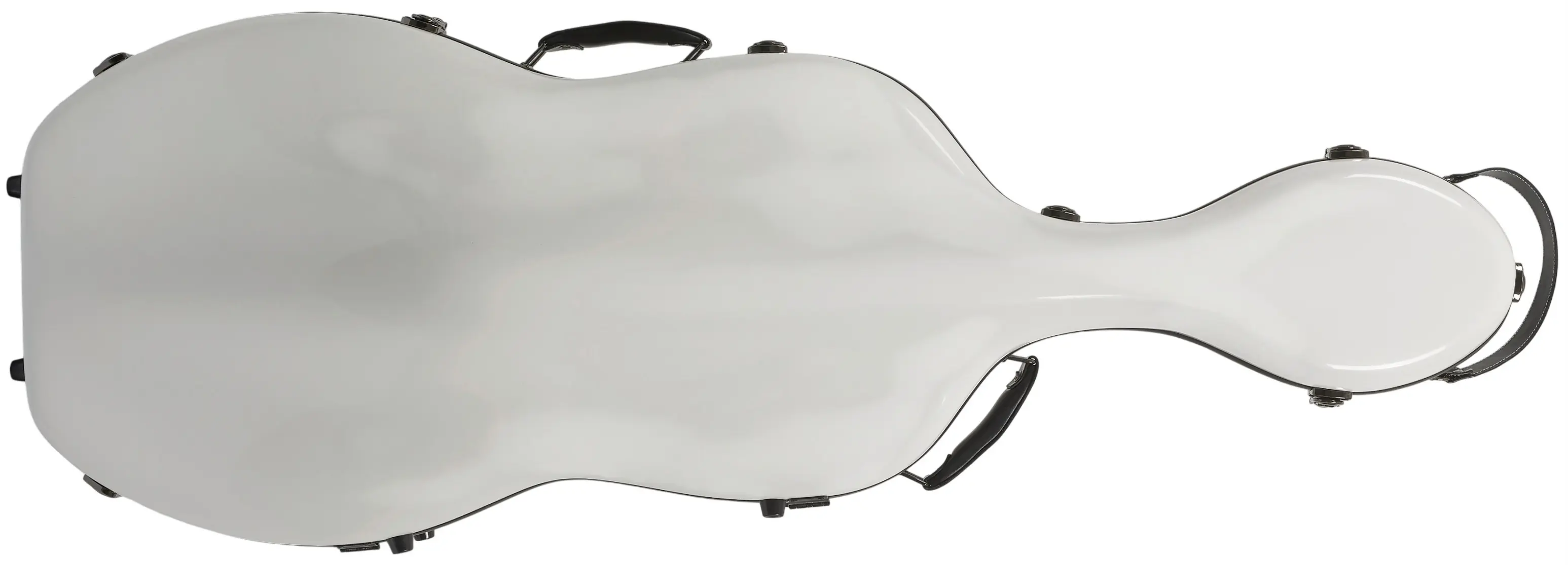 Razzor Fiberglass Cello Case White