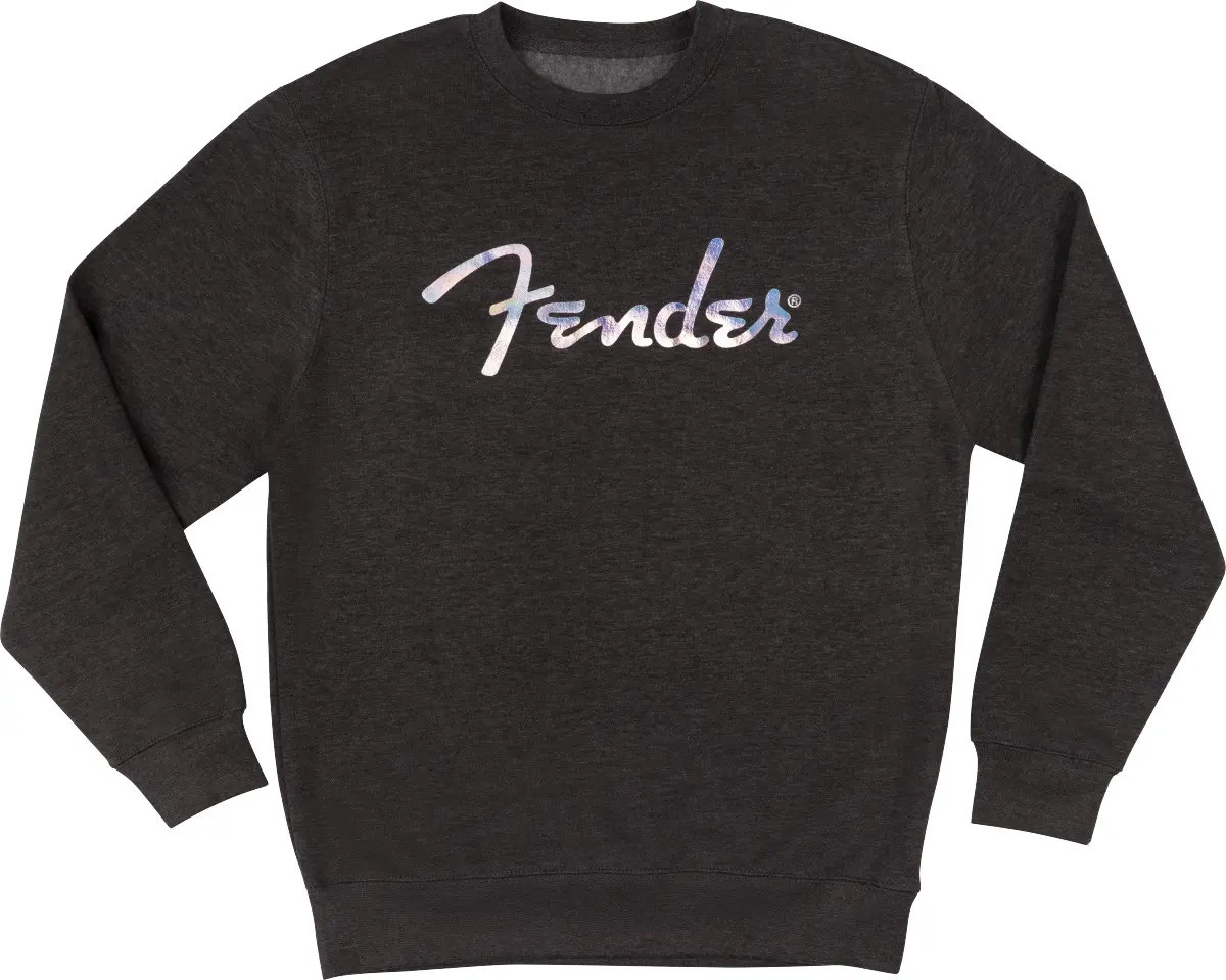 Fender Galaxy Logo Crewneck Sweatshirt Charcoal Heather XL