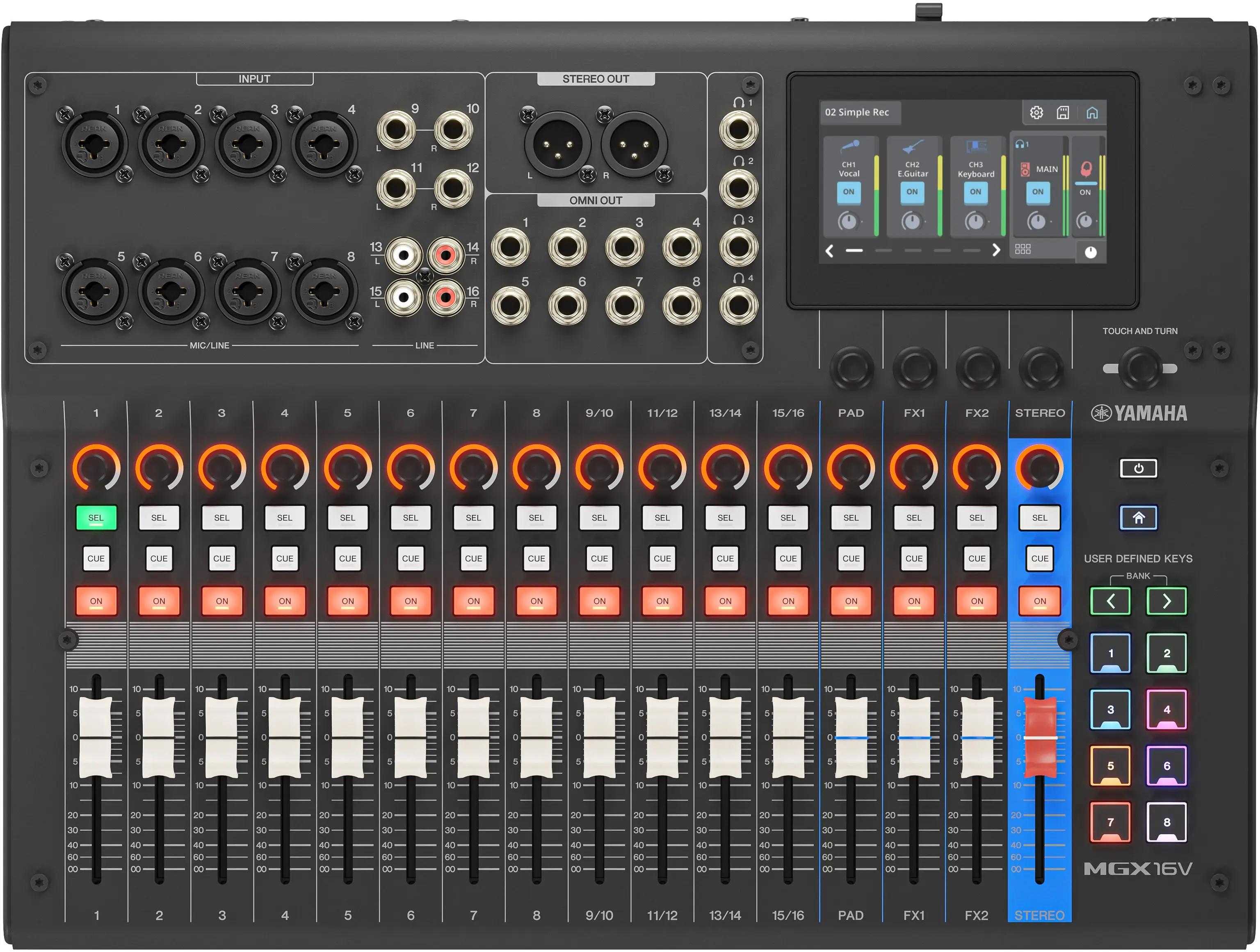 Yamaha MGX16V BK