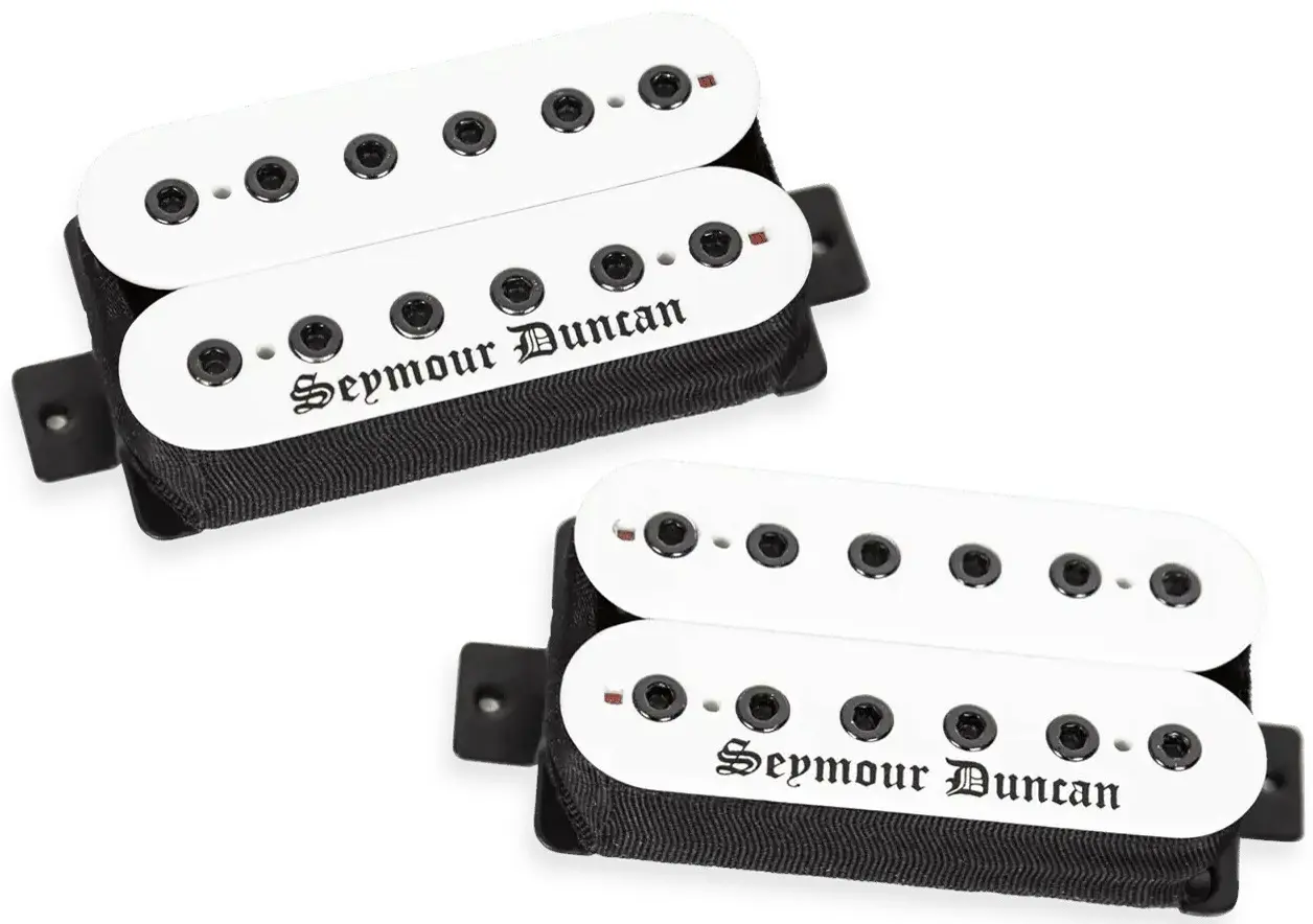 Seymour Duncan Black Winter Humbucker Set Blackened White