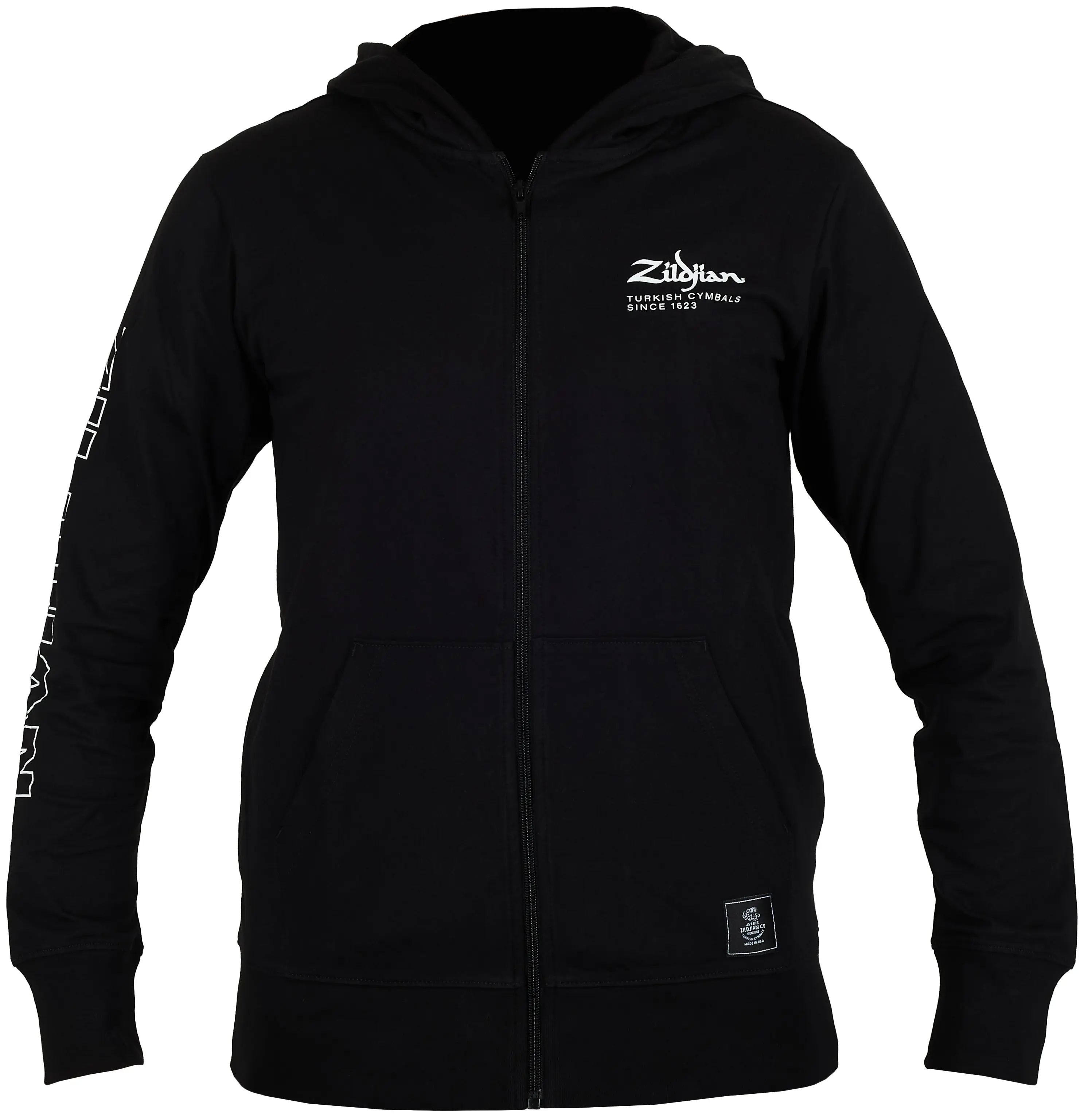 Zildjian Lightweight Zip Hoodie Black 2X