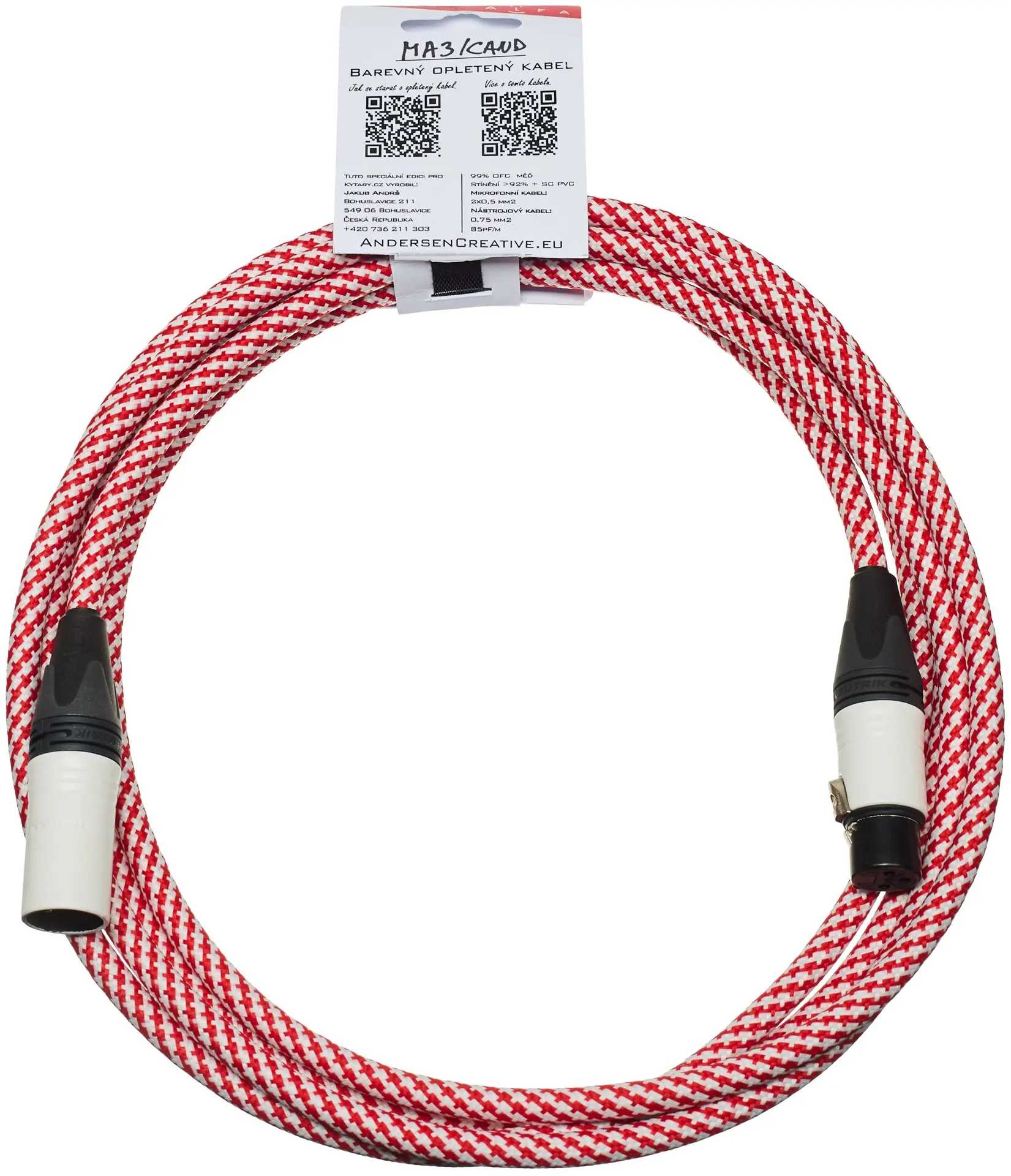Andersen Creative Candy Cane XLR 3 m