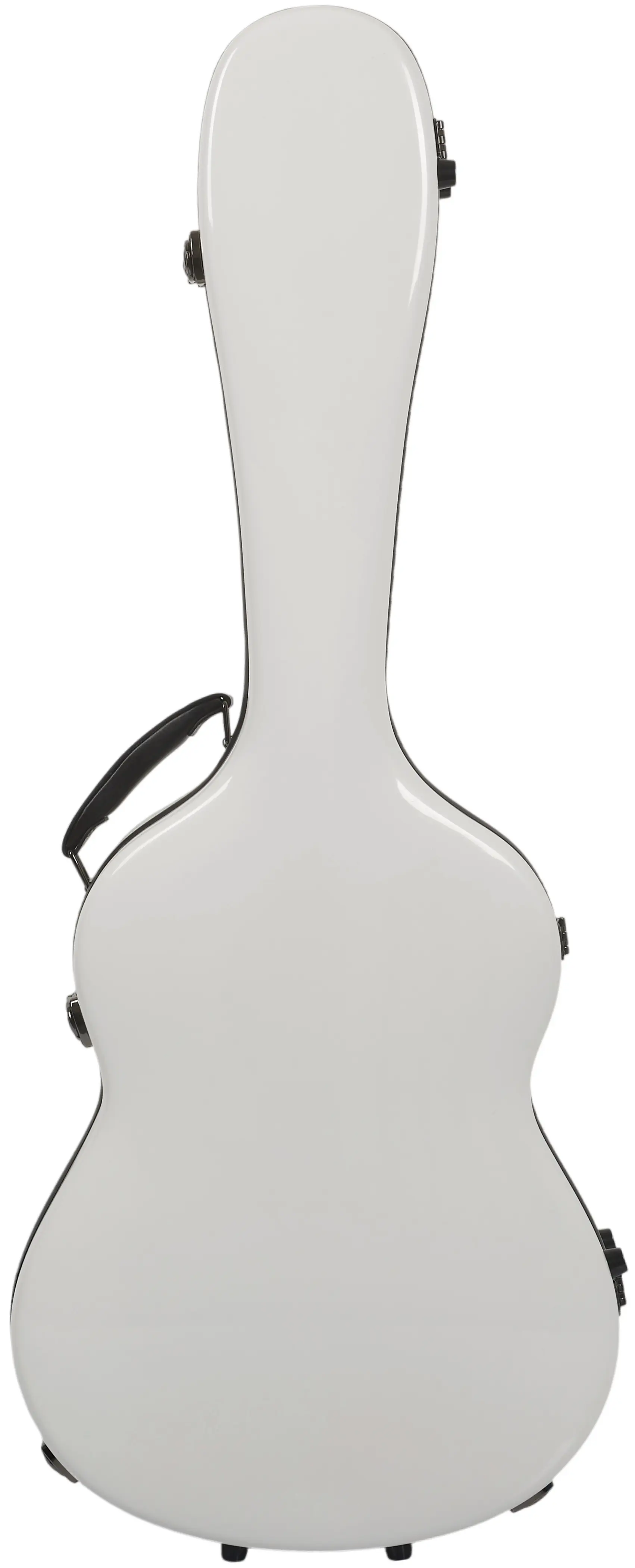 Razzor Fiberglass Classical Guitar Case White