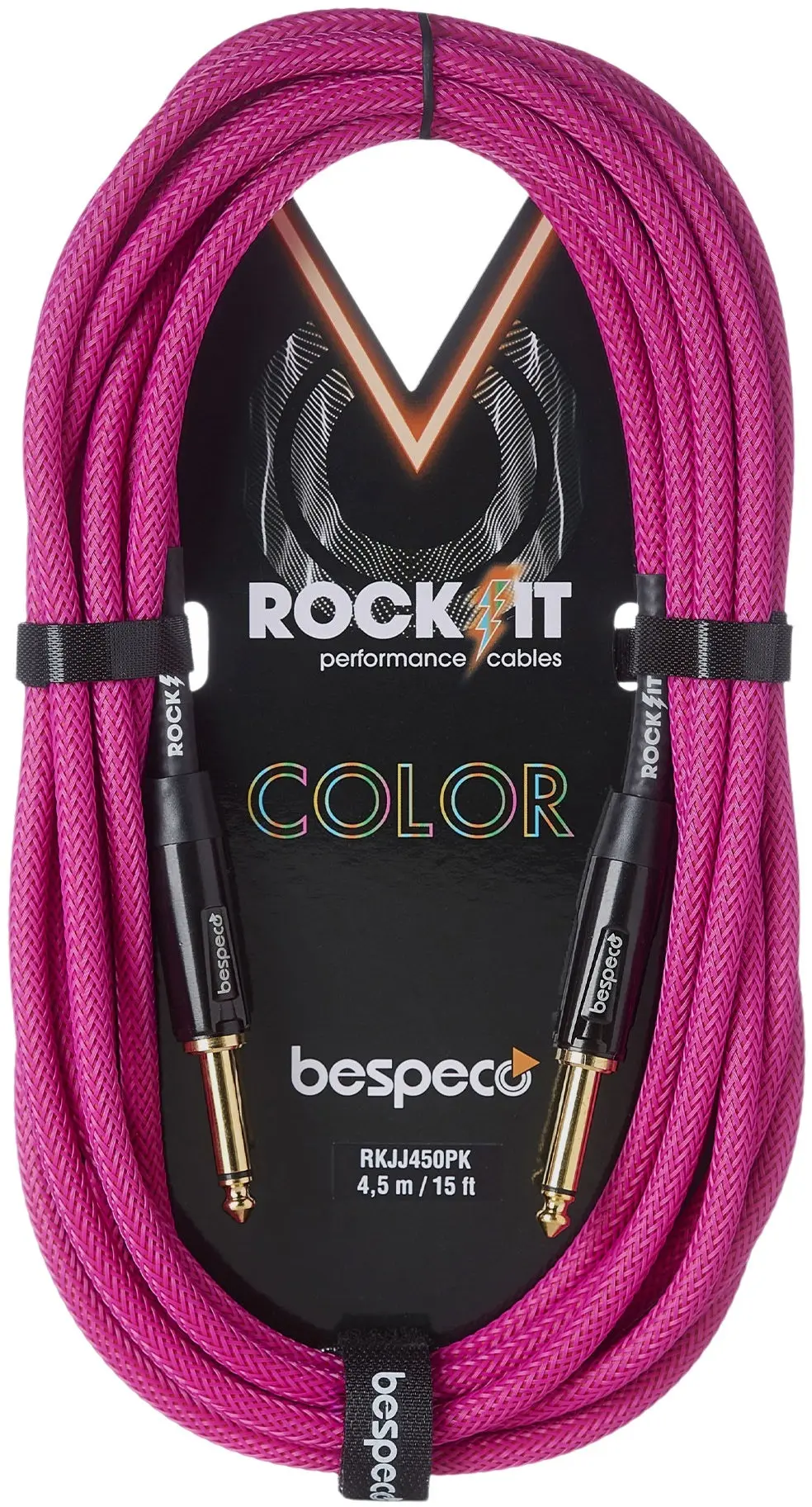 Bespeco Rockit Color Pink 4,5m Jack