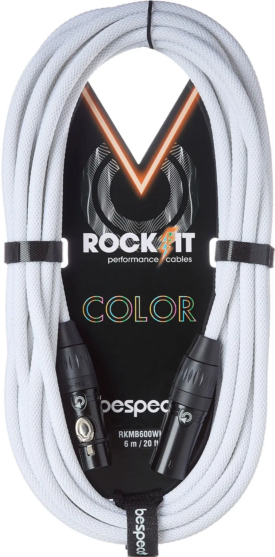 Bespeco Rockit Color White 10m XLR