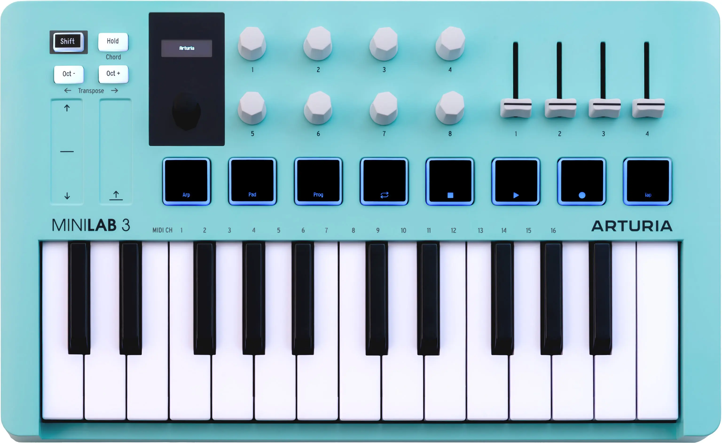 Arturia MiniLab mk3 Aquamarine
