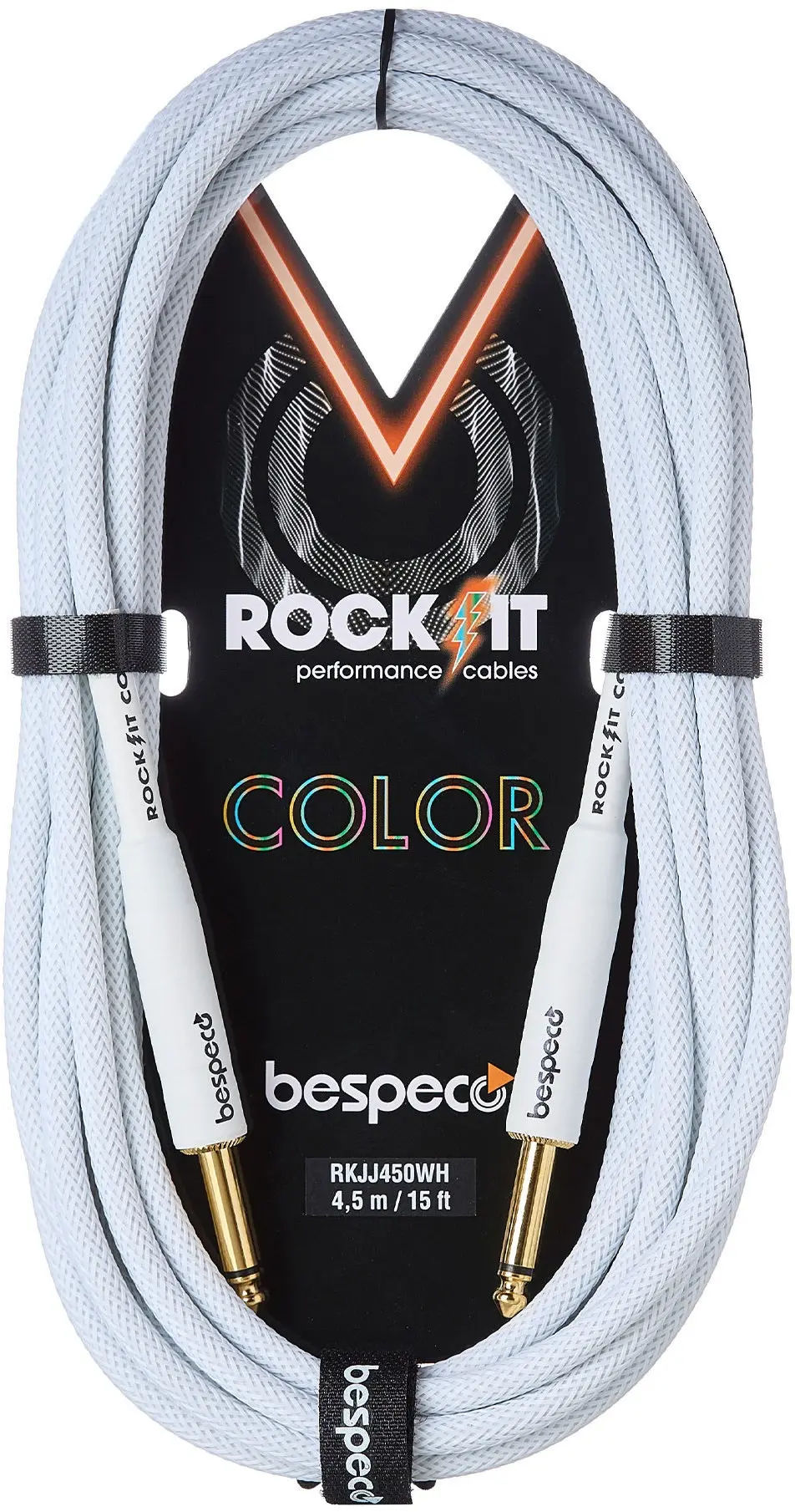Bespeco Rockit Color White 3m Jack