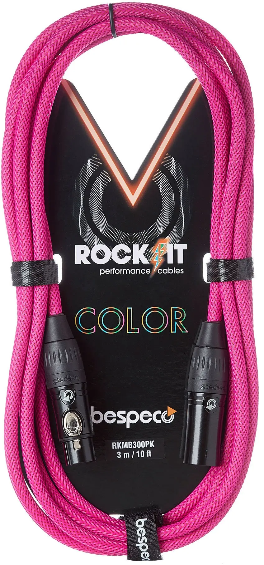 Bespeco Rockit Color Pink 3m XLR