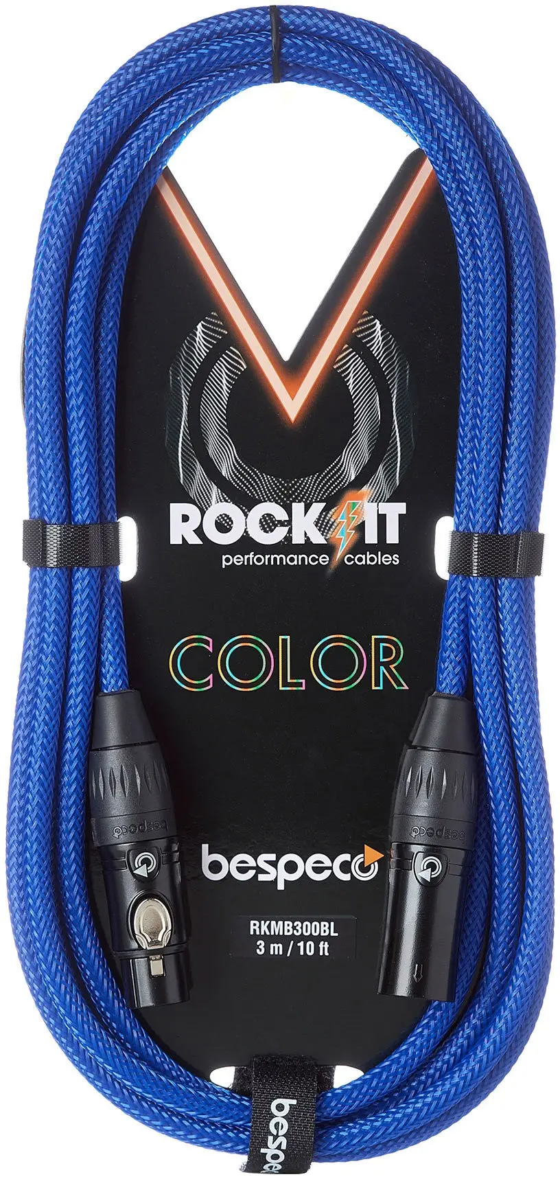 Bespeco Rockit Color Blue 6m XLR