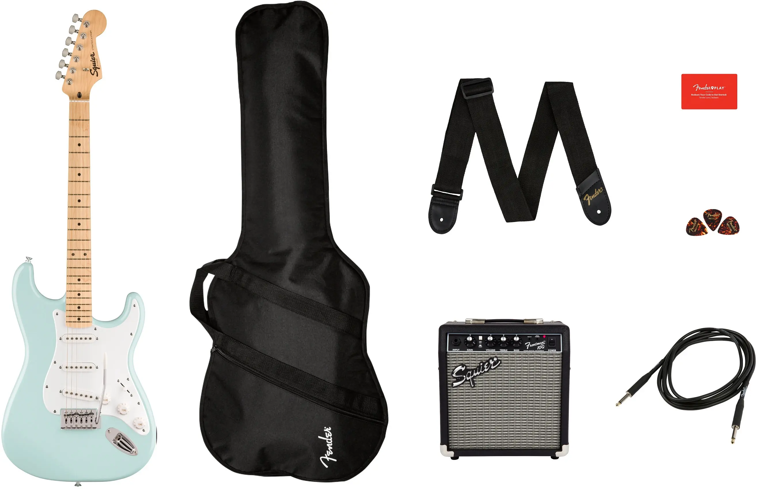 Fender Squier FSR Sonic Stratocaster Pack SNB 10G