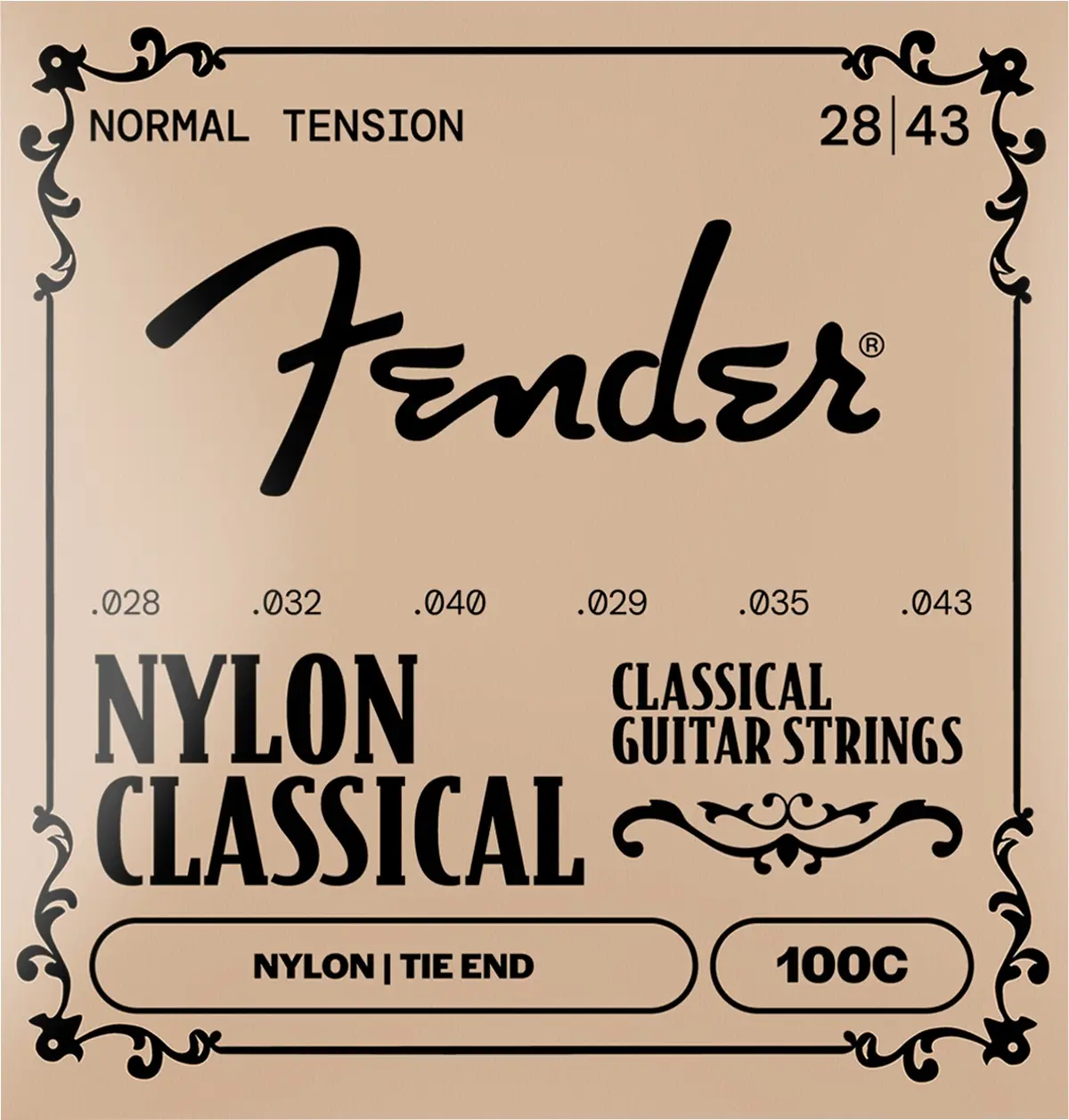Fender 100C Clear/Silver
