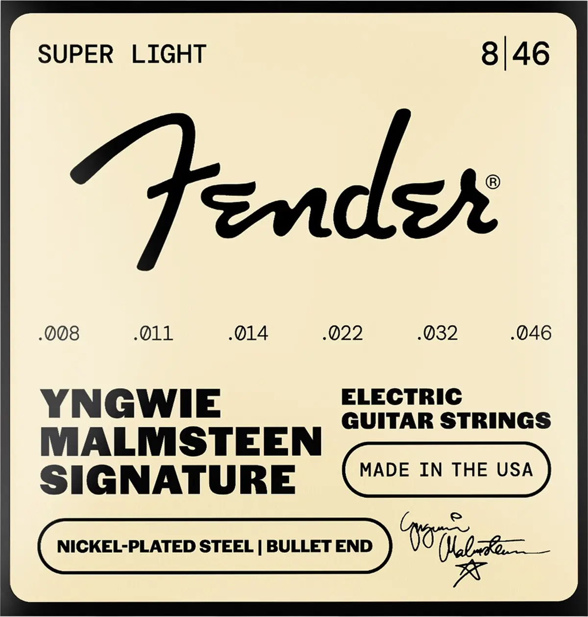 Fender Yngwie Malmsteen Signature Guitar Strings
