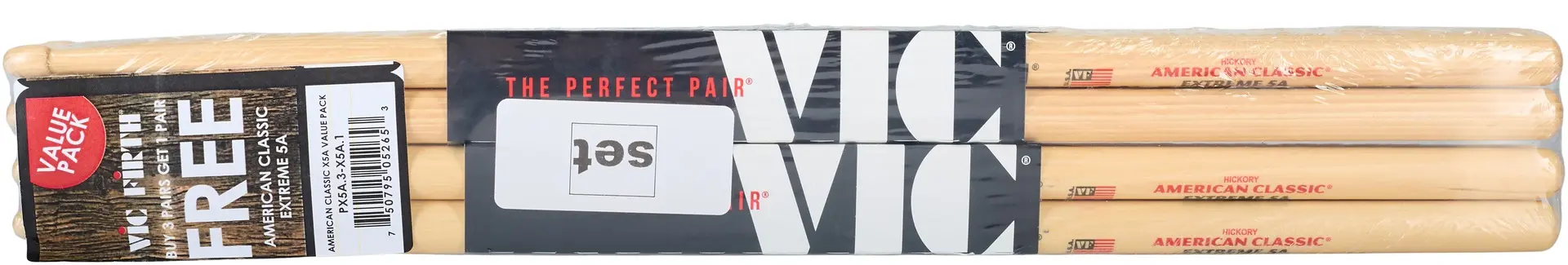 Vic Firth X5A American Classic 4 for 3 Pack