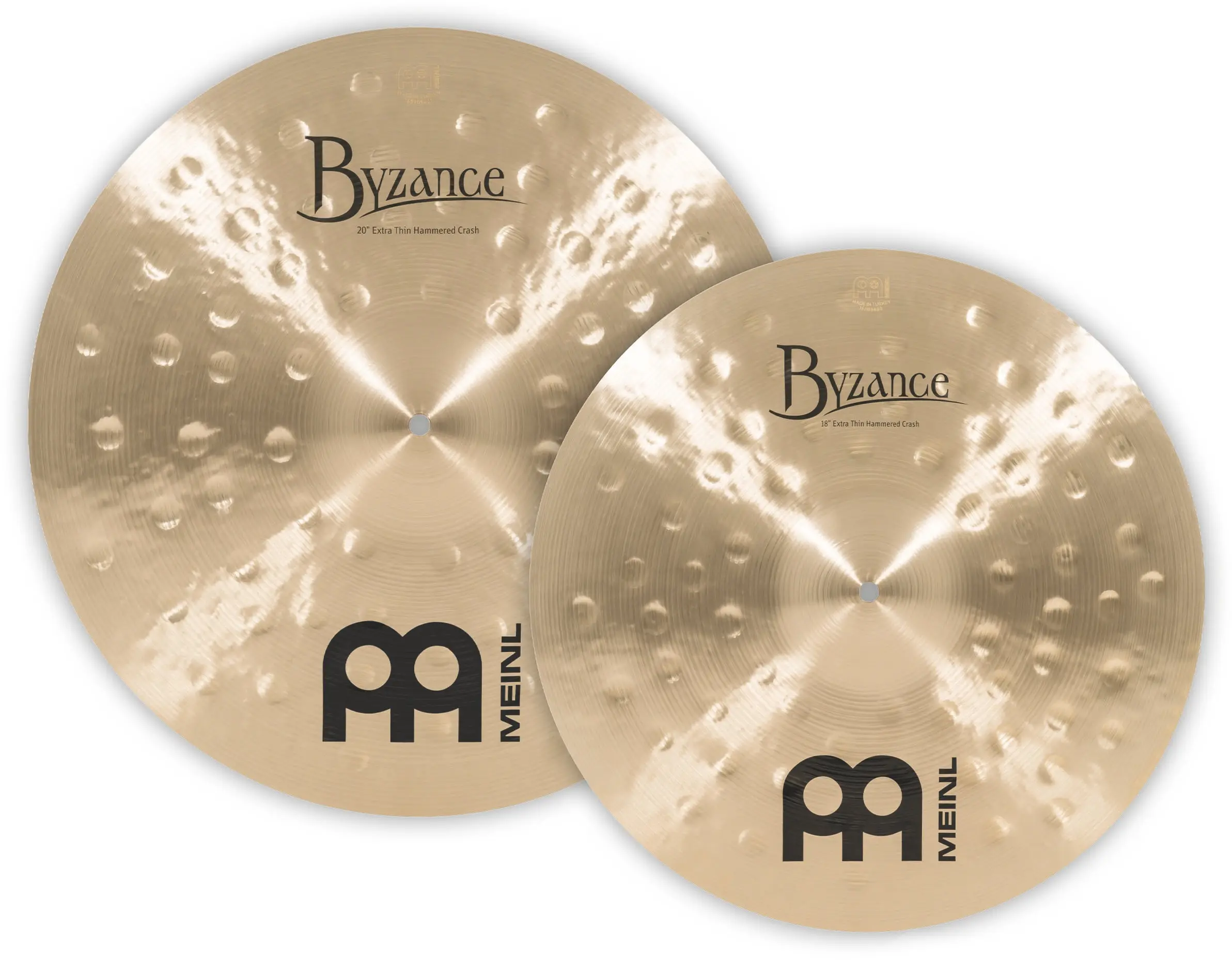 Meinl Byzance 2pcs Traditional Crash Pack