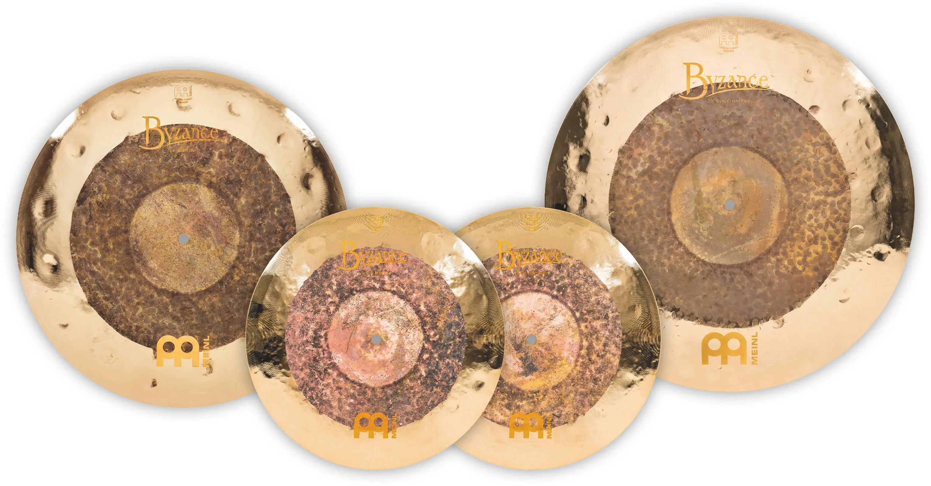 Meinl Byzance 3pcs Dual Complete Cymbal Set BDU-CS1