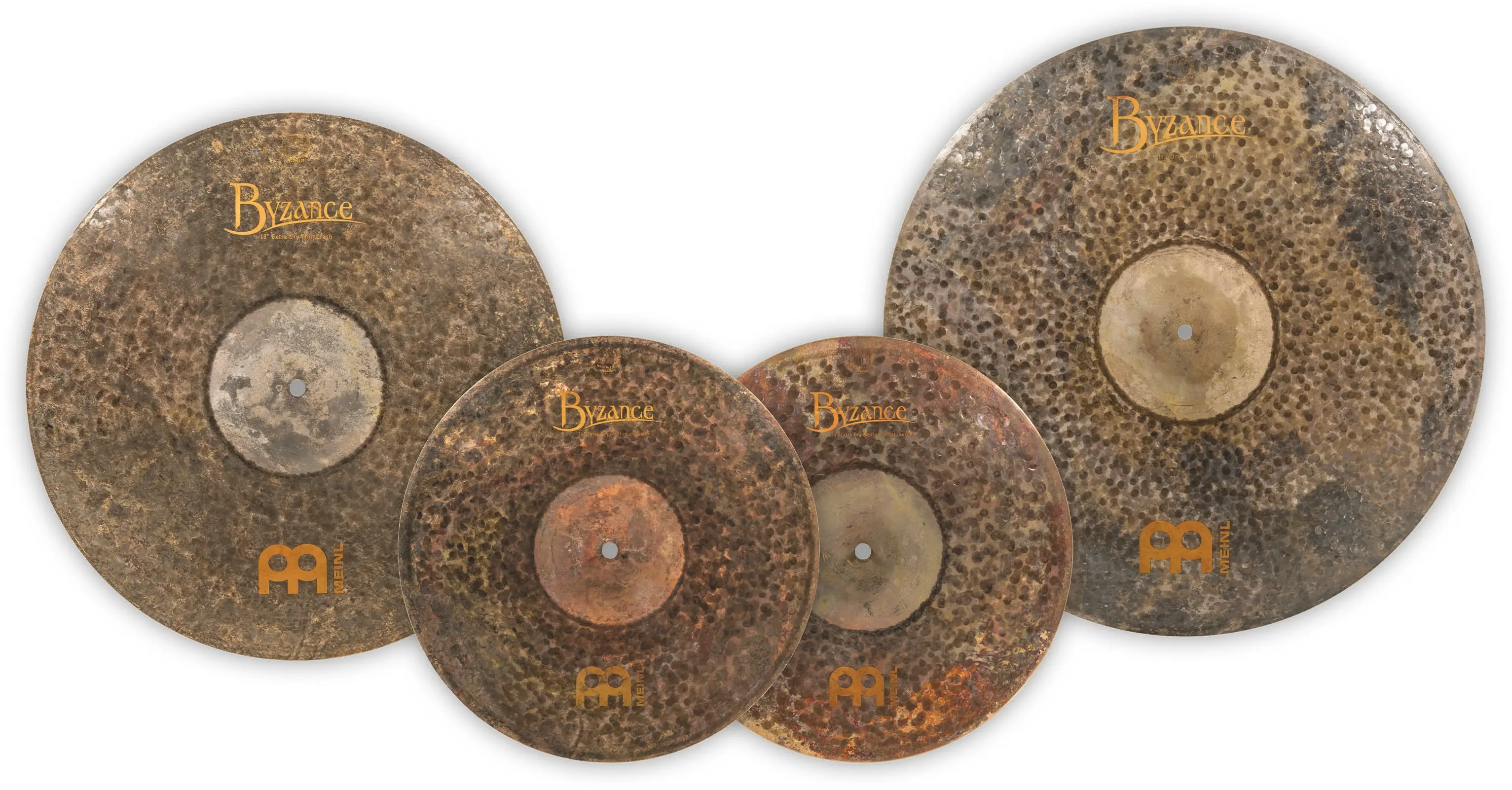 Meinl Byzance 3pcs Extra Dry Complete Cymbal Set