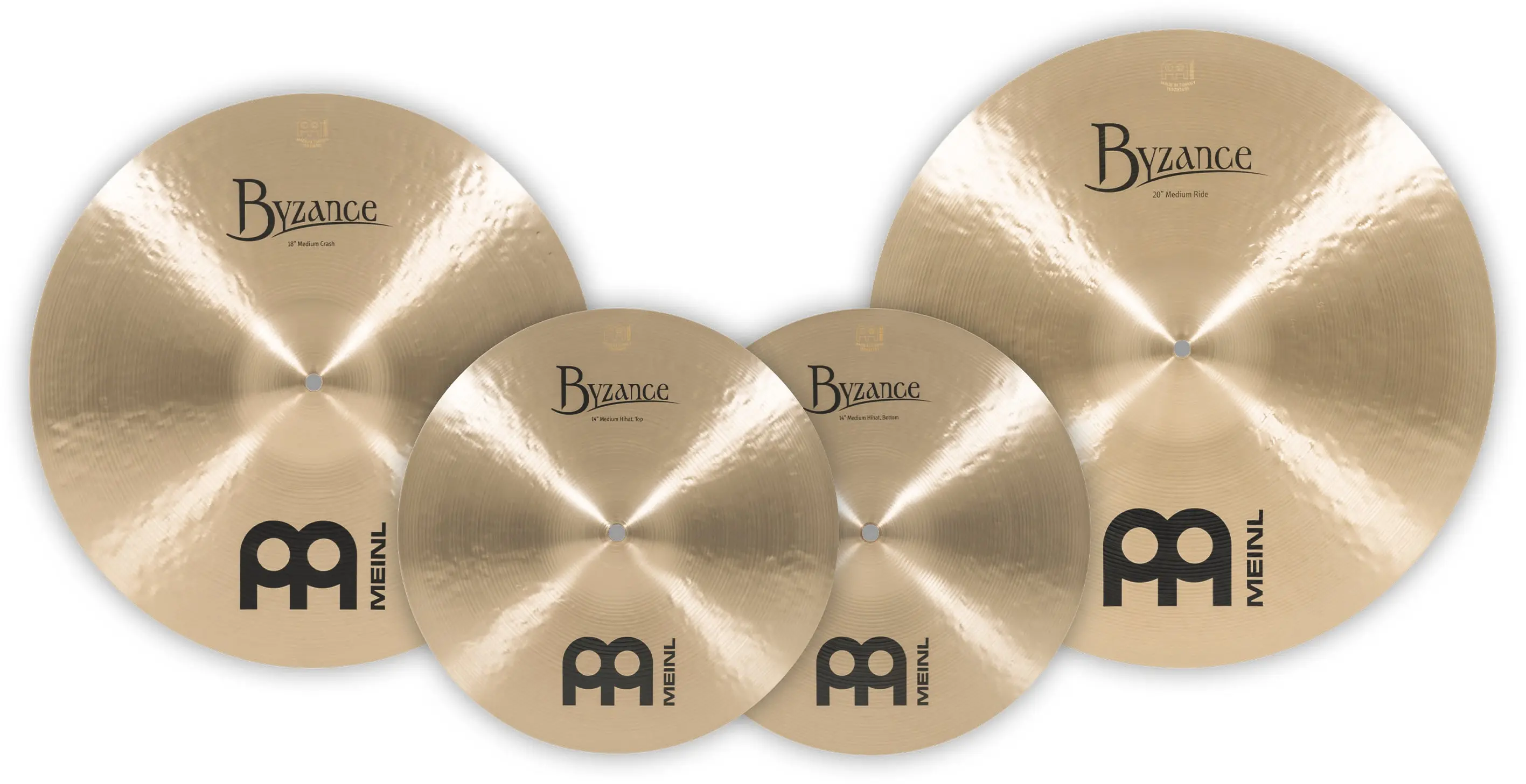 Meinl Byzance 3pcs Traditional Complete Cymbal Set