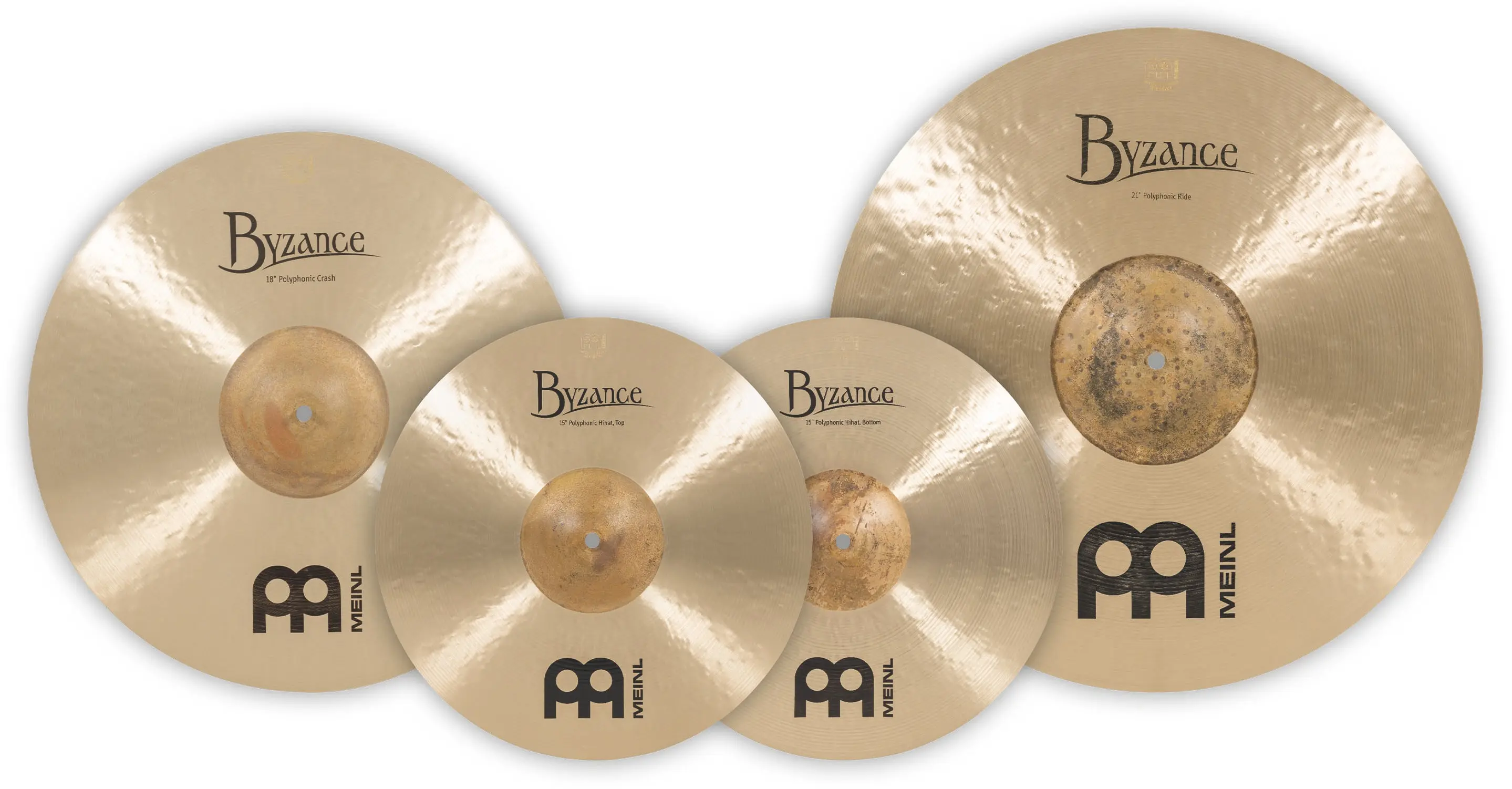 Meinl Byzance 3pcs Traditional Complete Cymbal Set BT-CS2