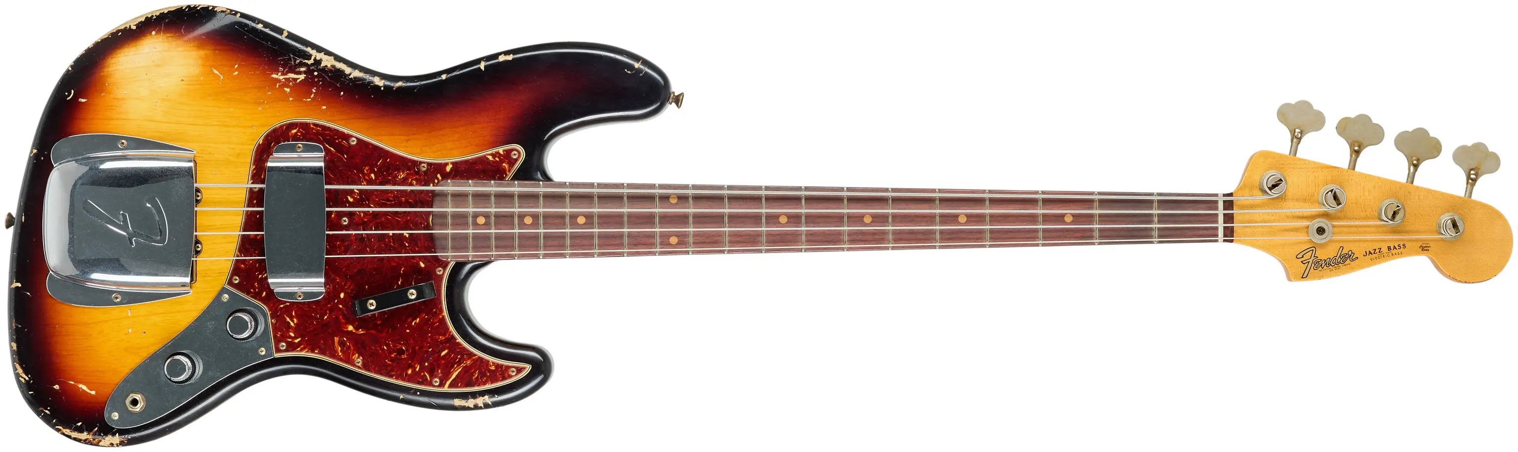 Fender Custom Shop 61 Jazz Bass Heavy Relic 3-Color Sunburst