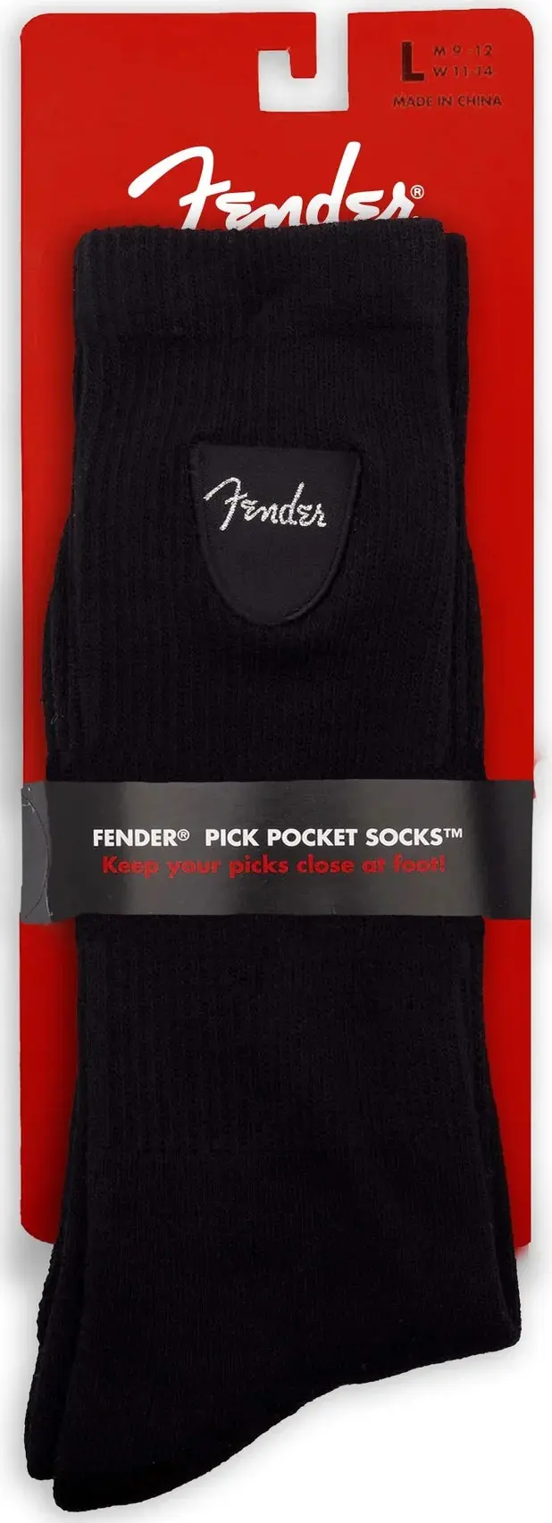 Perri's Leathers Fender Pick Pocket Socks L