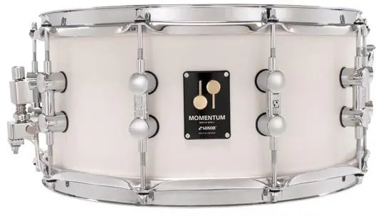 Sonor 14" x 6,5" Momentum Beech Satin Pure White Snare Drum