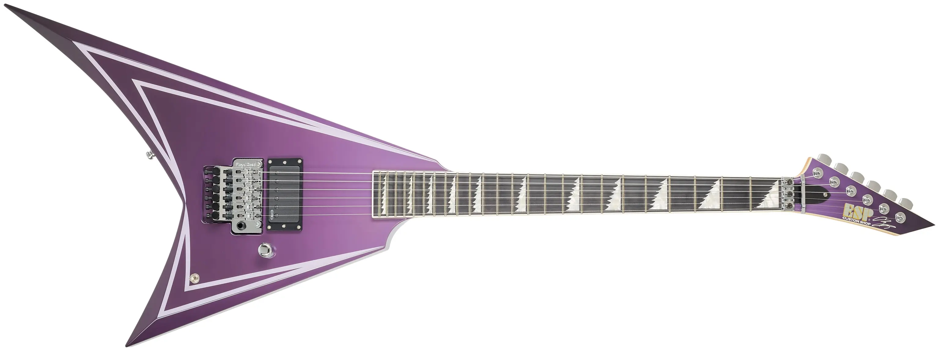 ESP Alexi Hexed FR EB Purple Fade