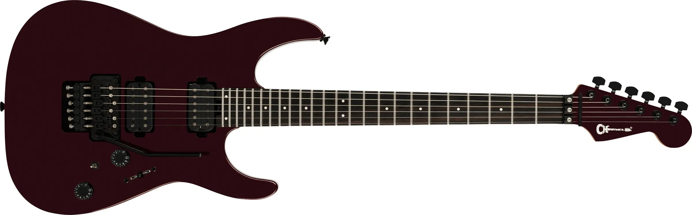 Charvel Pro-Mod Plus Dinky DK24 HH FR EB Crimson Eclipse