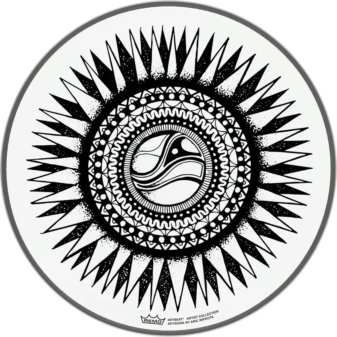 Remo 10" ARTBEAT Artist Collection Drumhead Aric Improta New Sun