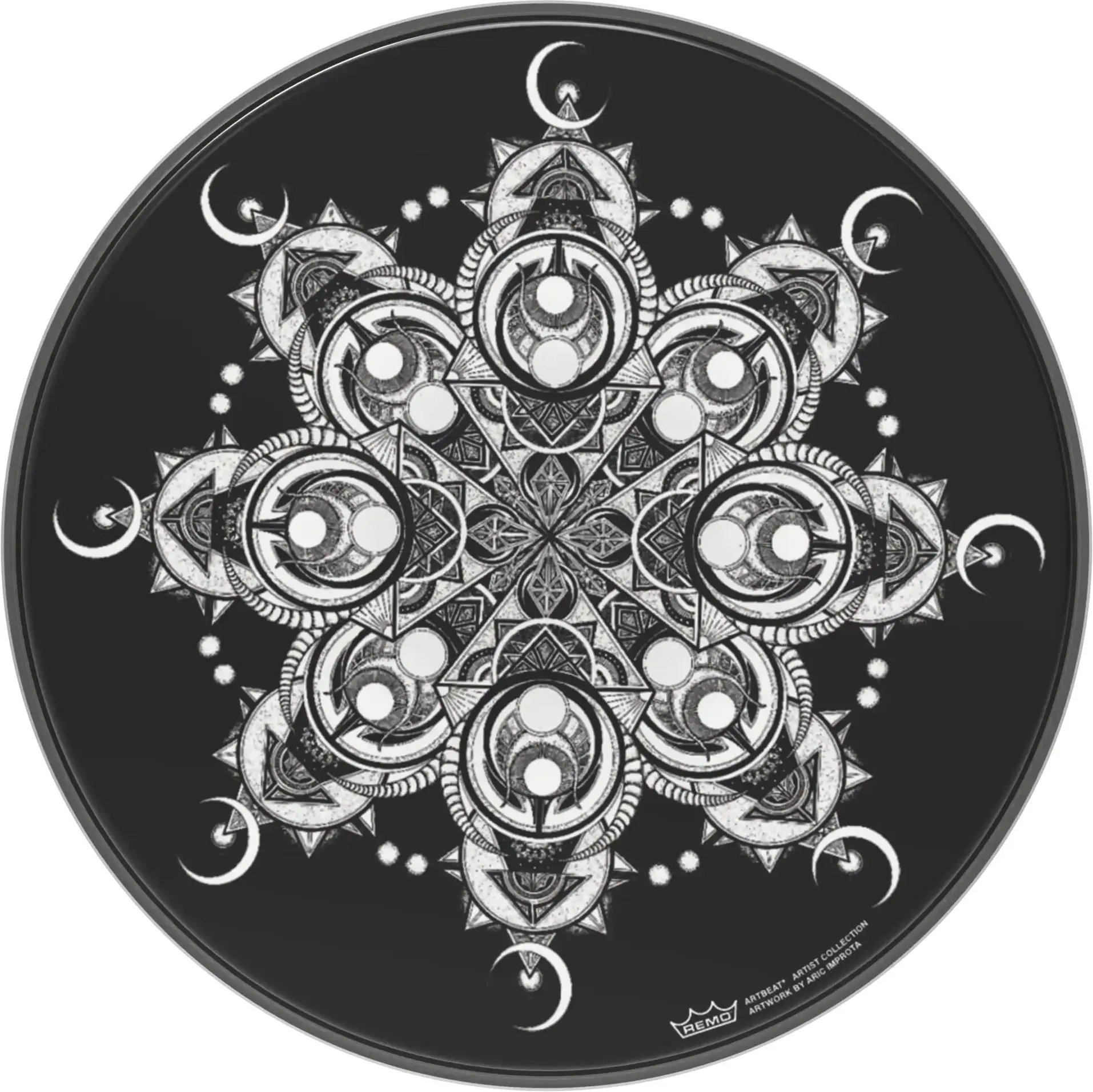 Remo 14" ARTBEAT Artist Collection Drumhead Aric Improta Salem