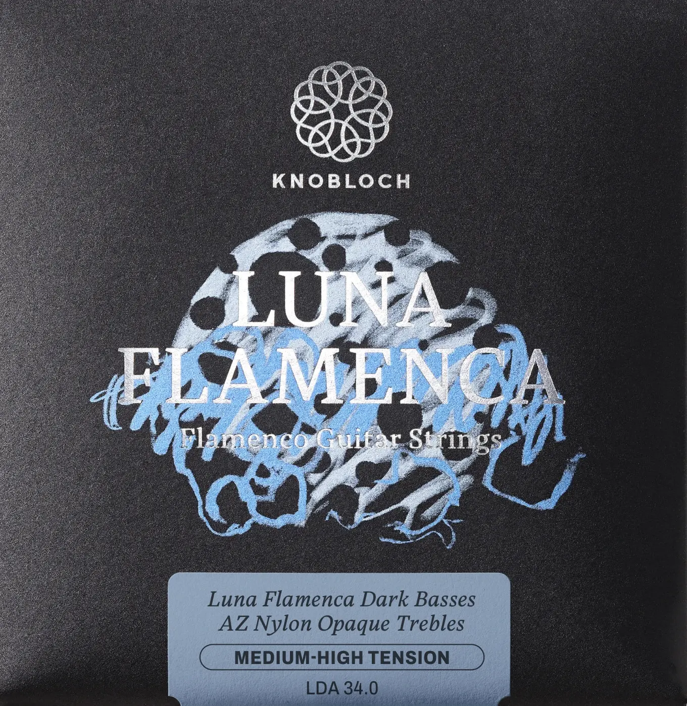 Knobloch LUNA FLAMENCA Double Silver AZ Nylon Full-Set Medium-High Ten