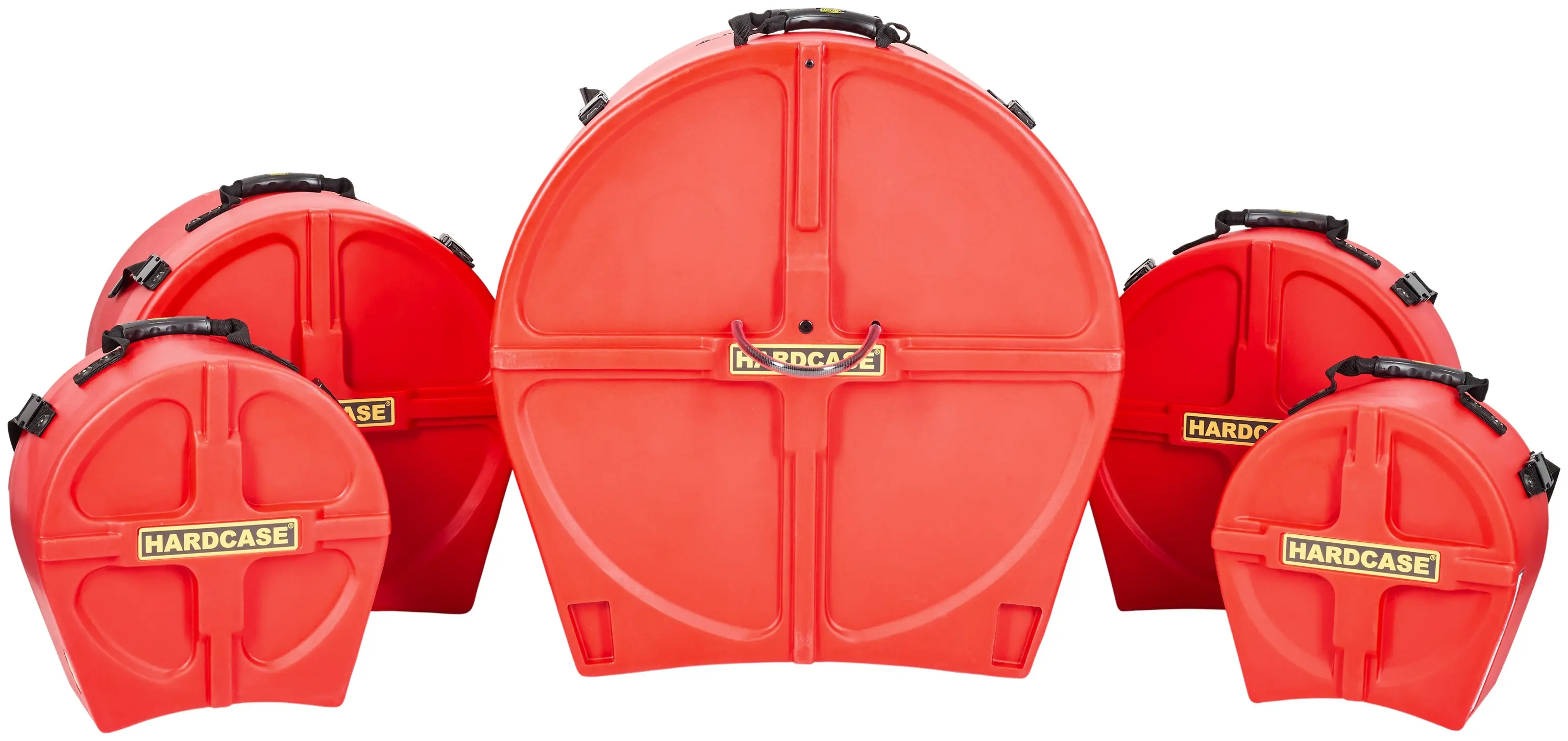 Hardcase Fusion Drum Set Case Red